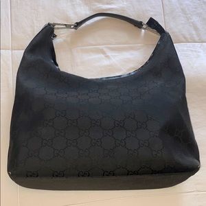 Black Gucci shoulder bag